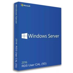   Microsoft Windows Server 2016 RDS User CAL (50 Felhasználó)