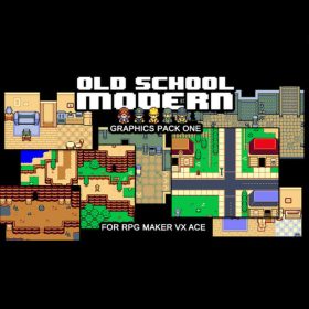   RPG Maker VX Ace - Old School Modern Resource Pack DLC (1 eszköz / Lifetime) (Steam)