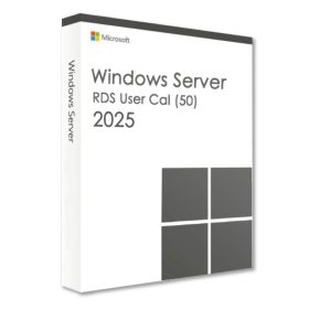   Microsoft Windows Server 2025 Remote Desktop Services User CAL (50 felhasználó)