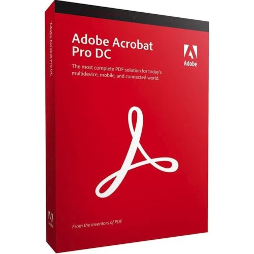 Adobe Acrobat Pro DC (2 eszköz / 1 év) (EU)